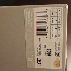 UGG Beige Pineapple Baby Shoes